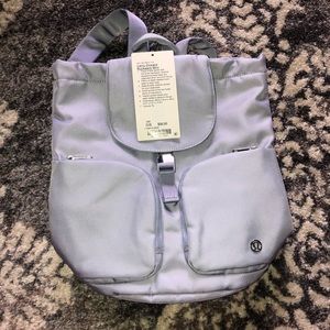 NWT powder blue lululemon backpack